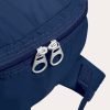 GrifoStyle, linea GO. Zaino compatto Tucano in Blu, dettaglio della chiusura zip