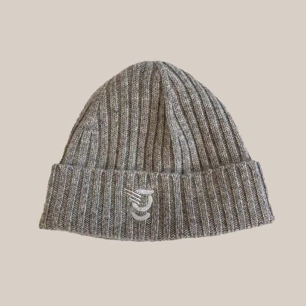 Berretto in cachemire grifio